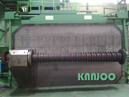 Máquina de blastar de barras de arame de 3000 kg com capacidade de limpeza de 500 mm